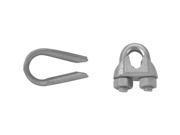 Campbell 1/8" Wire Rope Thimble, Electro-Galvanized