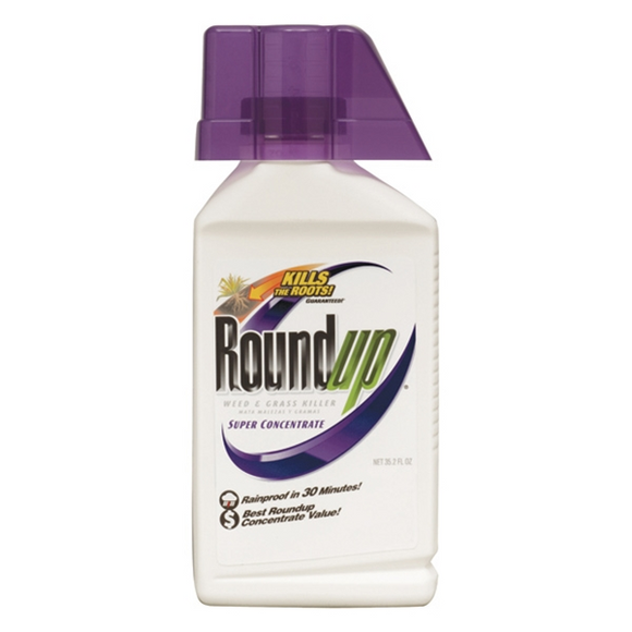 ROUNDUP WEED & GRASS KILLER SUPER CONCENTRATE 1 QT