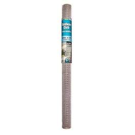 Metal Hardware Cloth Fence, 19-Ga., 1/2-In. Mesh, 48-In. x 5-Ft.