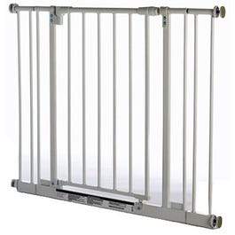 Pet Gate, White Metal, 28 to 38.5 x 29-In.