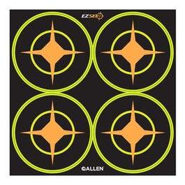 EZ See Aiming Dots, Adhesive, Black, 3-In., 12-Sheets