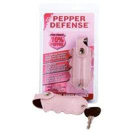 Personal Defense Pepper Spray,  Pink Crocodile Holster, 1/2-oz.