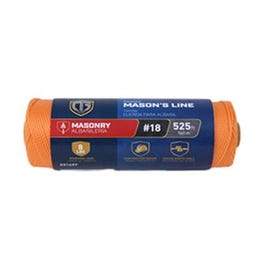 Nylon Mason Line, Twisted, Orange, #18 x 525-Ft.