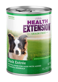 Health Extension 100% Grain Free Duck and Sweet Potato Entree Canned Dog Food