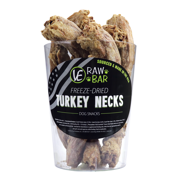 VE RAW BAR Turkey Necks Freeze-Dried Snack