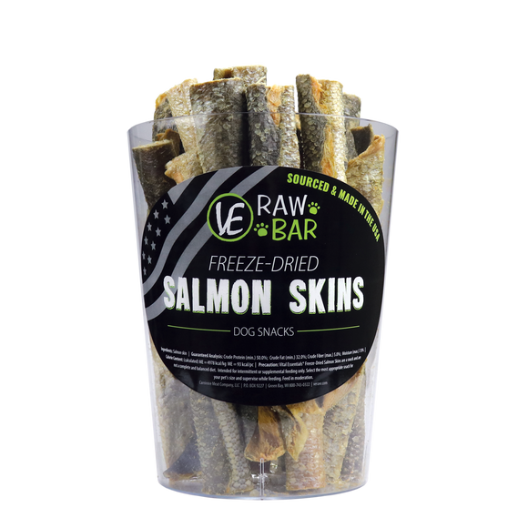 VE RAW BAR Salmon Skins Freeze-Dried Snack