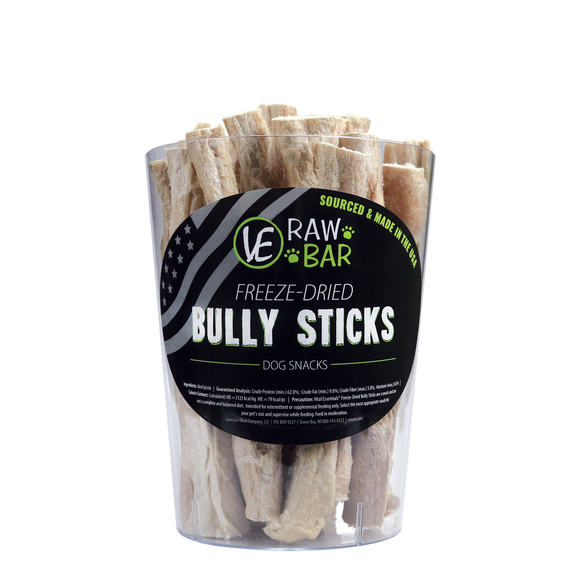 VE RAW BAR Bully Sticks Freeze-Dried Snack