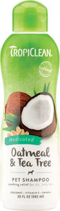 Tropiclean Oatmeal & Tea Tree Pet Shampoo