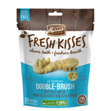 Merrick Fresh Kisses Grain Free Mint Breath Strips Extra Small Dental Dog Treats
