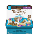 Merrick Fresh Kisses Grain Free Mint Breath Strips Large Dog Treat Box