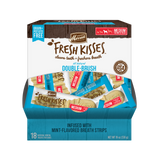 Merrick Fresh Kisses Grain Free Mint Breath Strips Medium Dog Treat Box