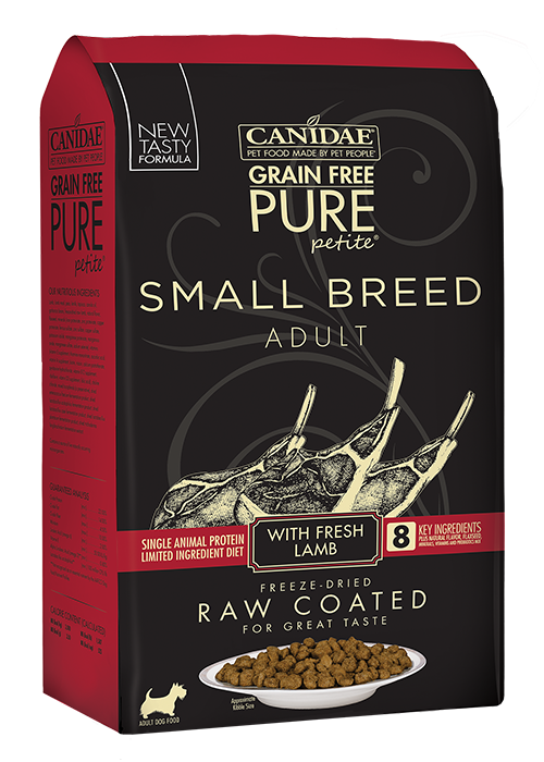 Canidae PURE Petite Small Breed Lamb Recipe Raw Coated Dry Dog Food