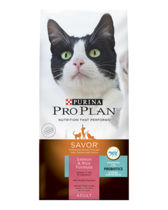 Purina Pro Plan Savor Salmon & Rice Formula Adult Dry Cat Food
