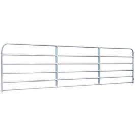 Farm Tube Gate, Galvanized, 6-Rail, 8-Ft.