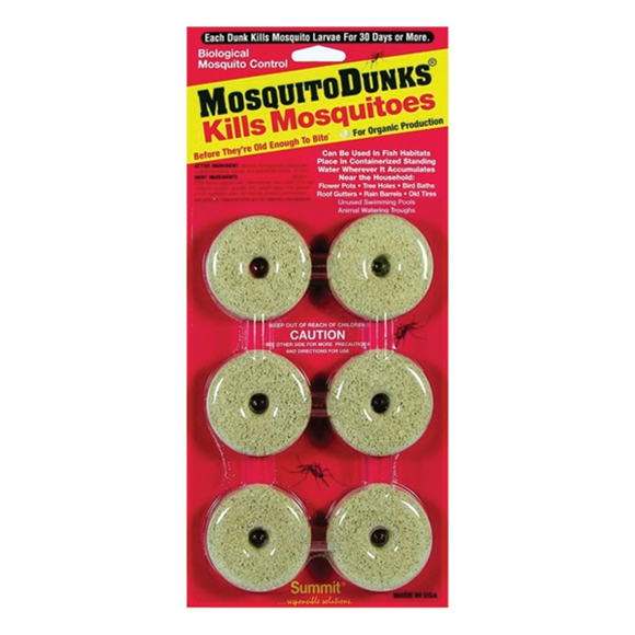 SUMMIT MOSQUITO DUNKS 6 PACK