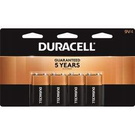 Alkaline Batteries, 9-Volt, 4-Pk.
