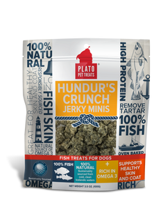 Plato Hundur’s Crunch Jerky Minis Fish Dog Treats