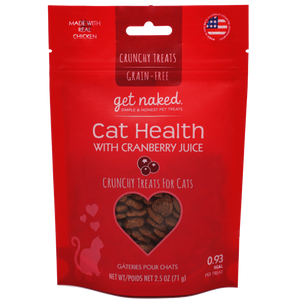 Get Naked Cat Health with Cranberry Juice Crunchy Treats