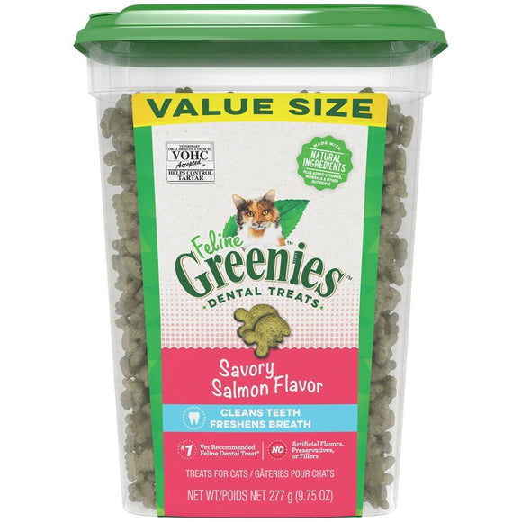 FELINE GREENIES™ Dental Treats Savory Salmon Flavor