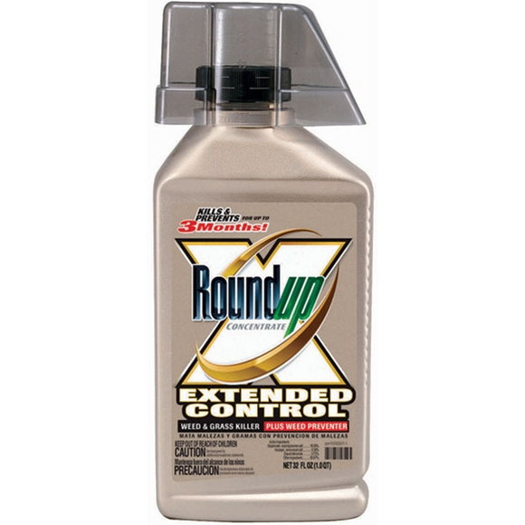 ROUNDUP EXTENDED CONTROL WEED & GRASS KILLER CONCENTRATE 1 QT