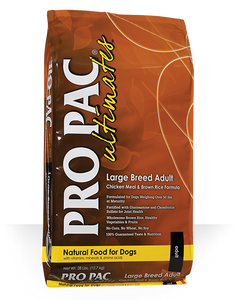 PRO PAC® Ultimates™ Large Breed Adult Chicken Meal & Brown Rice Formula