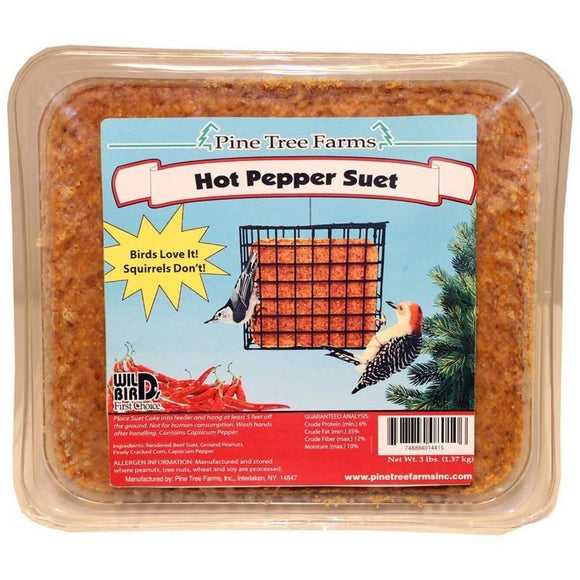 PINE TREE FARMS HOT PEPPER SUET CAKE