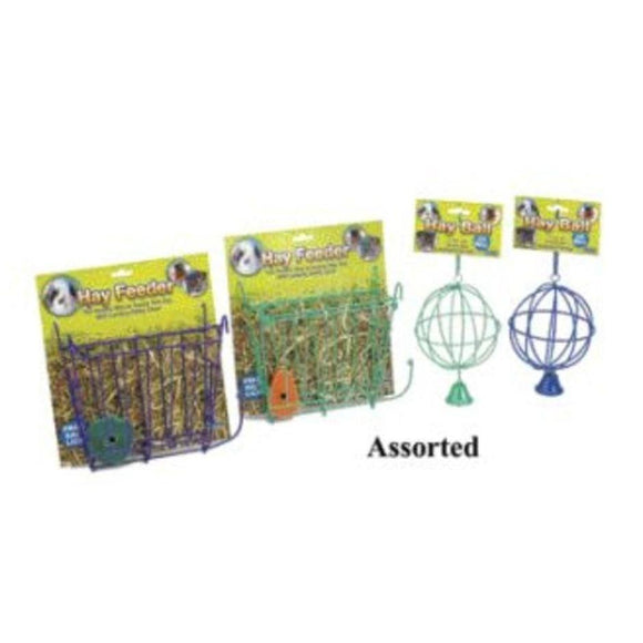 HAY FEEDER - WIRE RACK WITH FREE SALT LICK