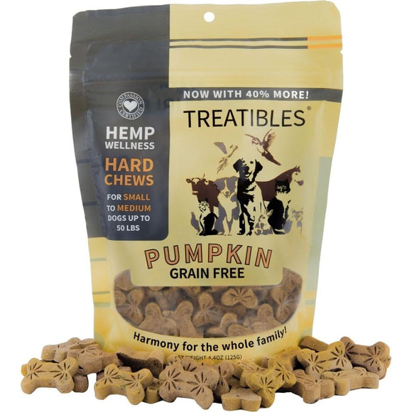 Treatibles Balance Pumpkin Hard Chews Grain Free
